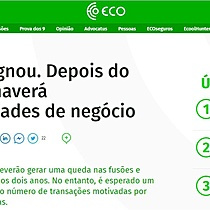 M&A estagnou. Depois do Covid-19 haver oportunidades de negcio